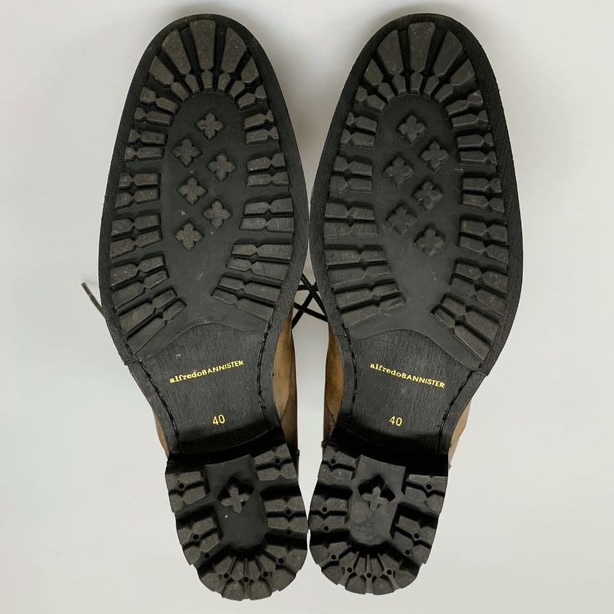 アルフレッド バニスター レースアップ ブーツ 5061005104 メンズサイズ 40 ブラウン alfredo BANNISTER 約25.5cm【AFD3】