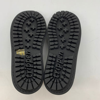 トリッペン ハーフェル レザーシューズ ブラック サイズ39 メンズ TRIPPEN 約25.0cm【AFD15】