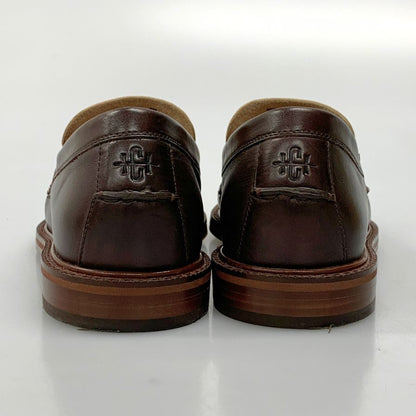コールハーン レザーシューズ C37771 クラシックス ピンチ ペニーローファー ブラウンアイボリーコンビ US8 COLE HAAN 約26.0cm【AFD13】