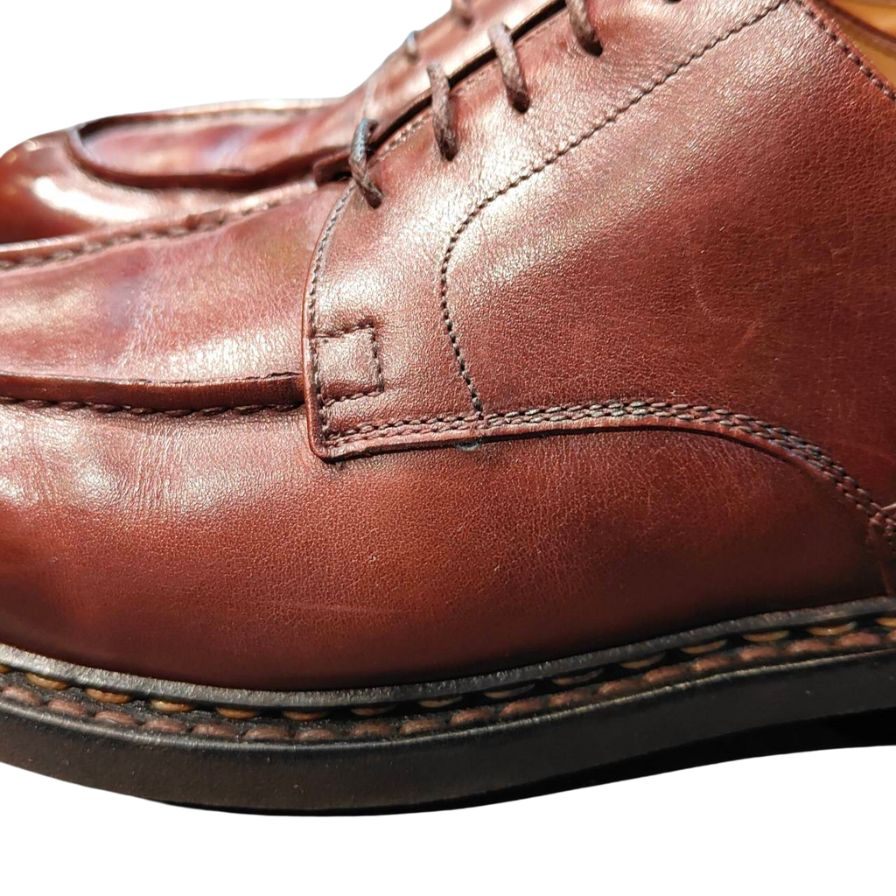 パラブーツ レザーシューズ シャンボード Uチップ 22431 ブラウン系 メンズ サイズ8.5 Paraboot CHAMBORD ビジネスシューズ 約26.0cm【LA】【中古】