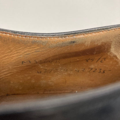 ロイドフットウェア レザーシューズ パンチドキャップトゥ  ブラック カーフ サイズUK7E メンズ Lloyd Footwea 約25.0cm【AFC53】