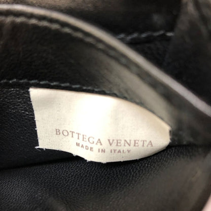ボッテガヴェネタ カードケース イントレチャート レザー ブラック メンズ Bottega Veneta【AFI4】