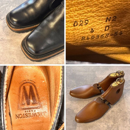 ジェイエムウエストン ショートブーツ 029 シングルモンク ブラック レディース サイズUK4D J.M.WESTON ブーツ 約23.0cm【LA】【中古】