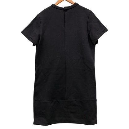 極美品◆プロエンザスクーラー 半袖 胸ポケット ワンピース 両サイドジップあしらい レデイース サイズ6 ブラック Proenza Schoule 【AFB25】