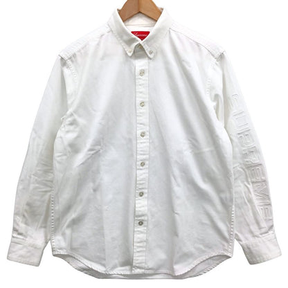 美品◆シュプリーム コットン Yシャツ PIN 10837 サイズ S Supreme 【AFB34】