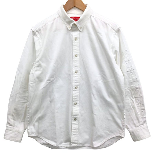 美品◆シュプリーム コットン Yシャツ PIN 10837 サイズ S Supreme 【AFB34】