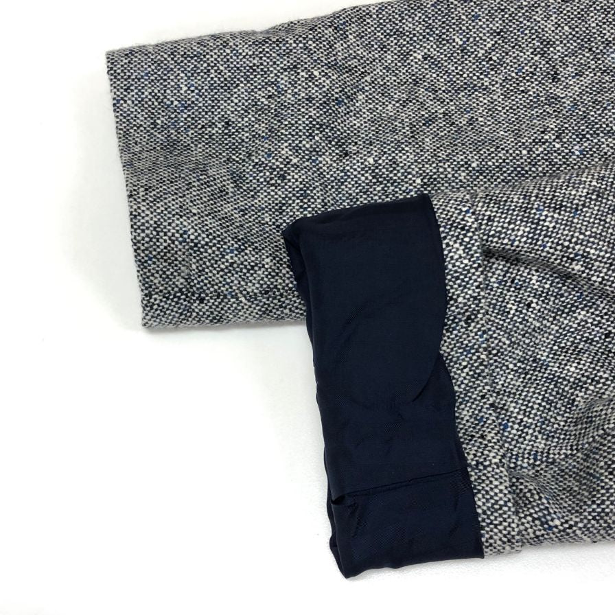 美品◆フェンダール シングルブレスト ジャケット カシミア メンズ サイズL グレー FENDART 【AFB3】