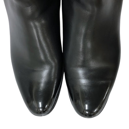 シュナイダーブーツ ジョッパーブーツ 52ラスト サイズ6.5 カーフレザー ブラック Schnieder Boots Jodhpurs Boots ブーツ 約25.0cm【LA】【中古】