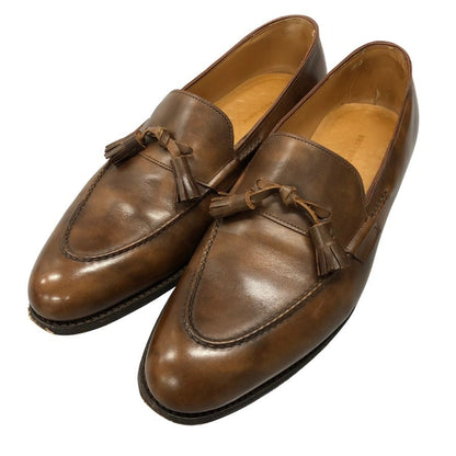 ジョンロブ タッセルローファー カーリントン 4098ラスト カーフ ブラウン メンズ 6.5ＥJOHN ROBB CALLINGTON ローファー 約25.0cm【LA】【中古】