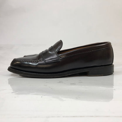 オールデン レザーシューズ ペニーローファー 986 バーガンディ メンズ サイズUS7.5 ALDEN ローファー 約25.5cm【LA】【中古】
