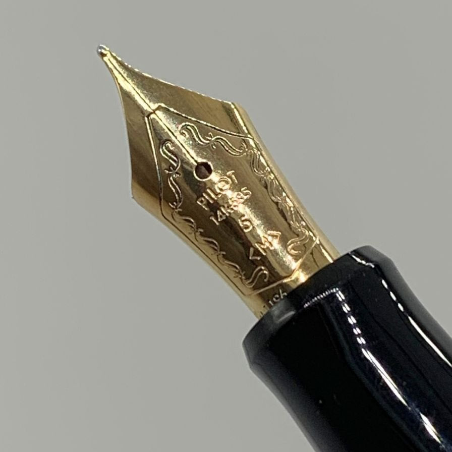 パイロット 万年筆 カスタム マーブル ペン先14K ブルー ゴールド PILOT CUSTOM LE【AFI8】