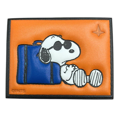 グローブトロッター ピーナッツ レザーステッカー スヌーピー＆スーツケース ユニセックス globe-trotter【AFI5】【中古】
