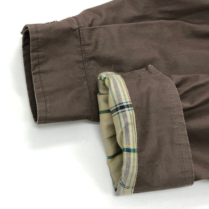 美品◆グレンフェル ショートコート ジャケット ベルト付き コットン メンズ ブラウン サイズ36 GRENFELL 【AFB10】