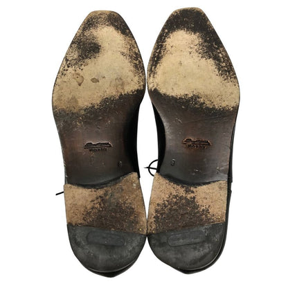 サントーニ レザーシューズ ストレートチップ 8136 ブラック サイズUK8 Santoni 約26.5cm【AFC41】