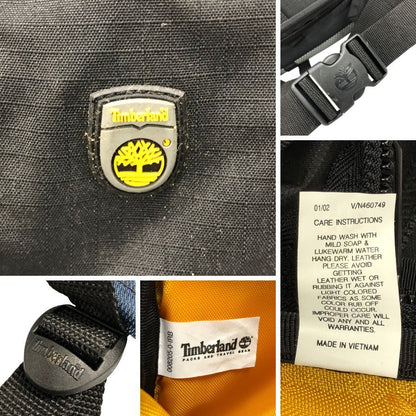 ティンバーランド ウエストバッグ 90s 90年代 旧ロゴ ナイロン キャンバス バッグ ポーチ ネイビー Timberland【AFE3】