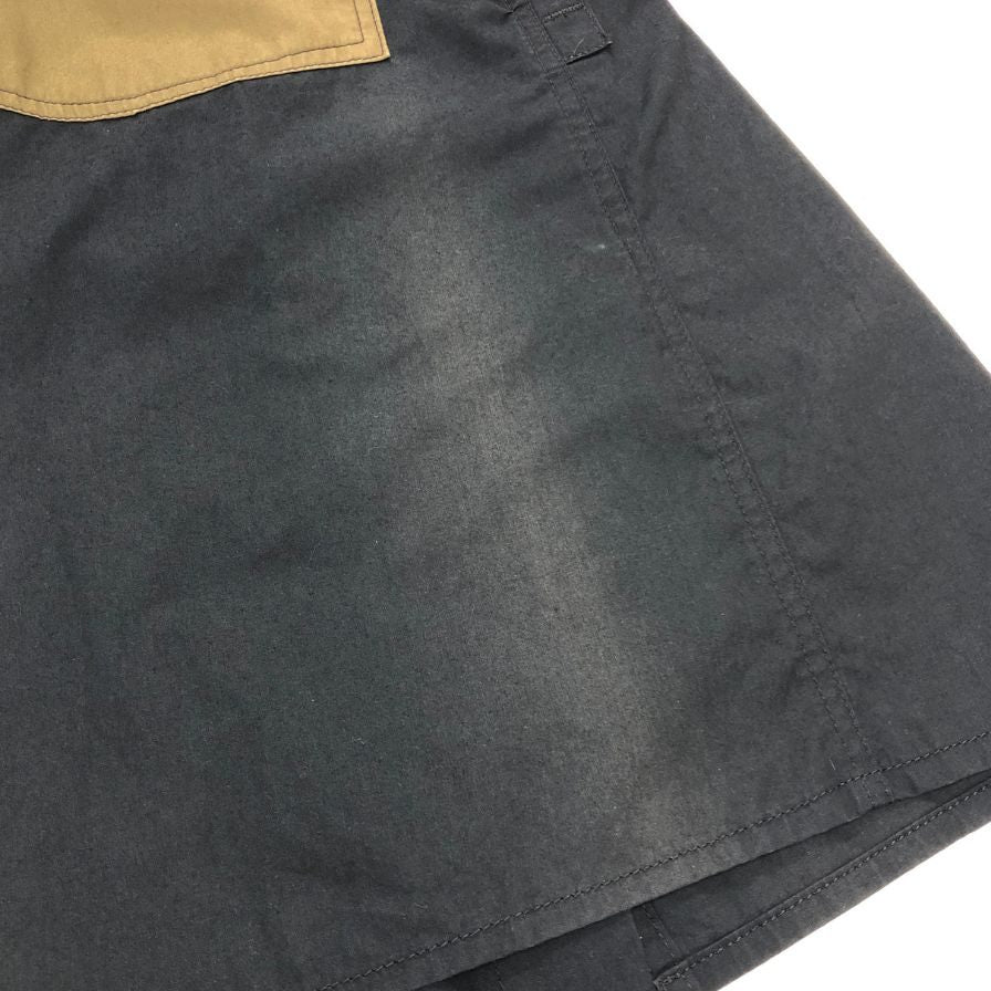 中古◆プール バイ クラス コート ロング丈 コットン ベルト ネイビー メンズ サイズ44 pool by class 【AFB28】