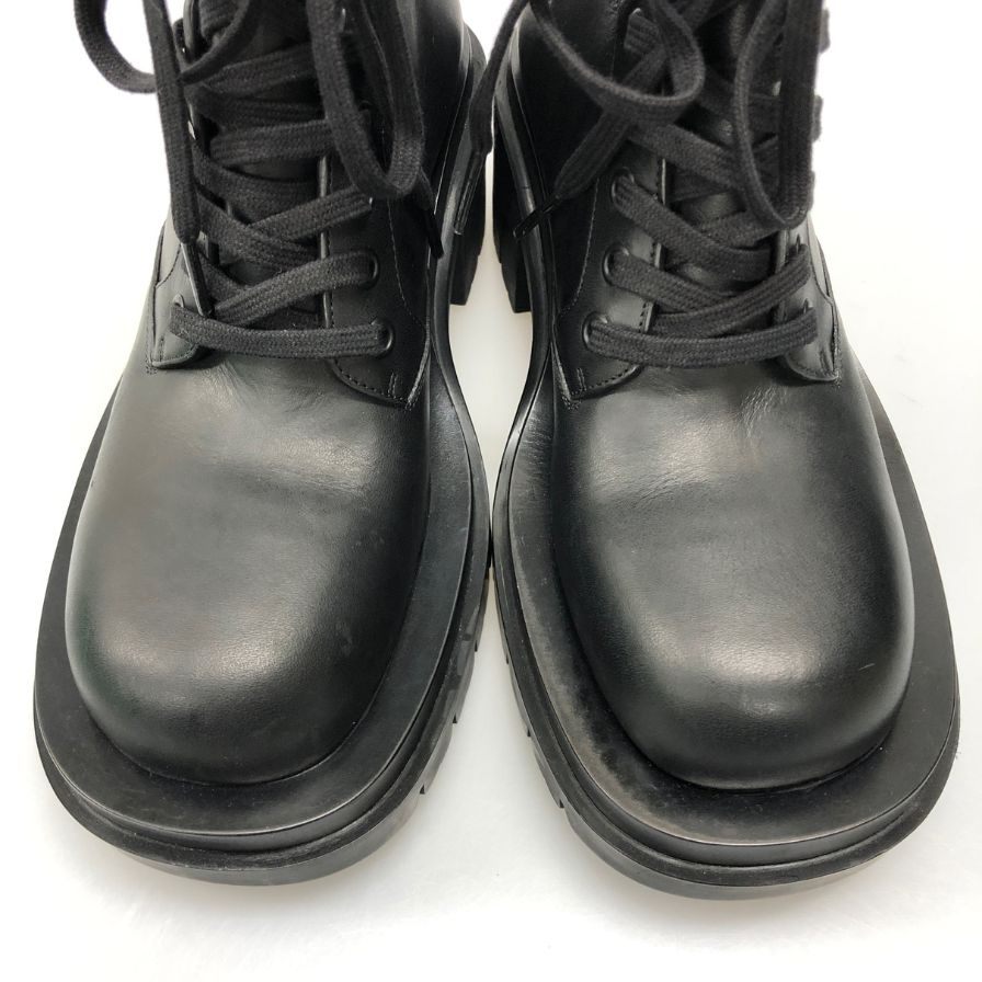 ボッテガヴェネタ ブーツ LUG ANKLE ブラック サイズ36 レディース BOTTEGA VENETA 約23.0cm【AFD15】
