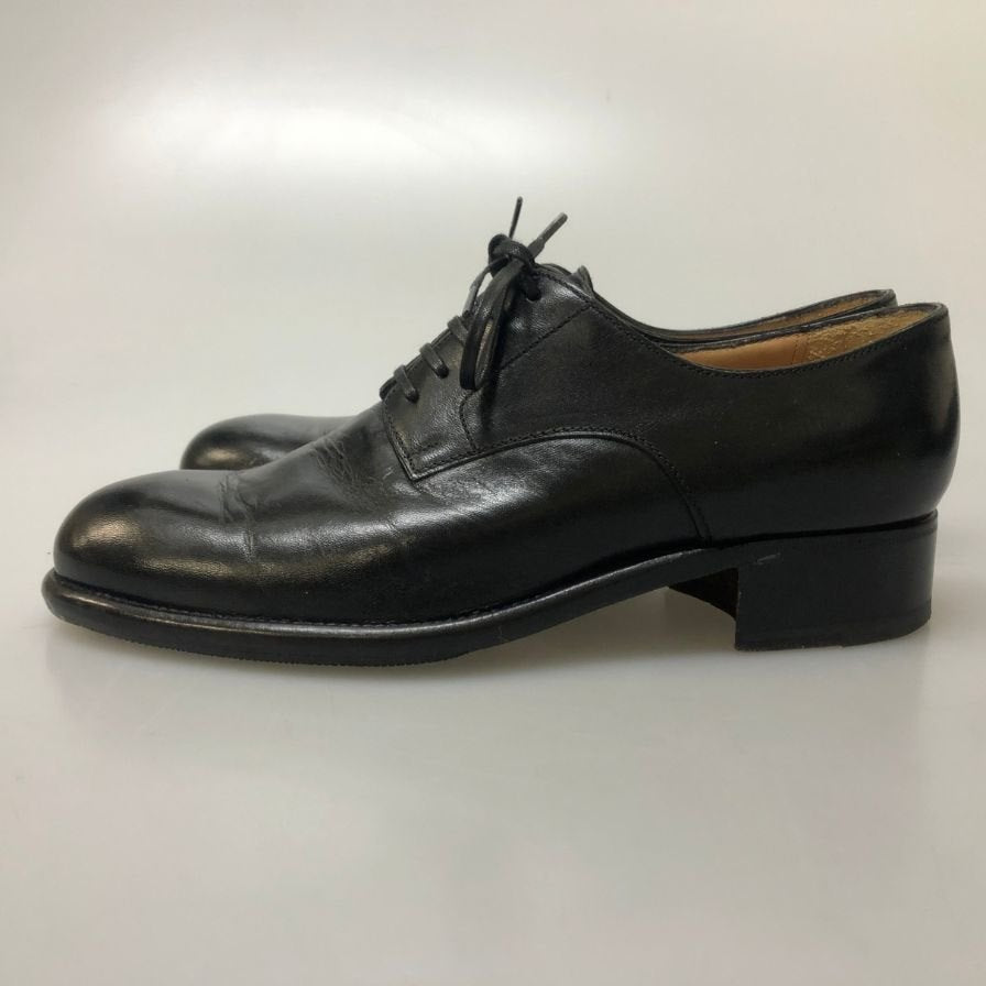 レユッカス プレーントゥ ダービー カーフ ブラック メンズ サイズ40 Le Yucca's ビジネスシューズ 約25.0cm【LA】【中古】