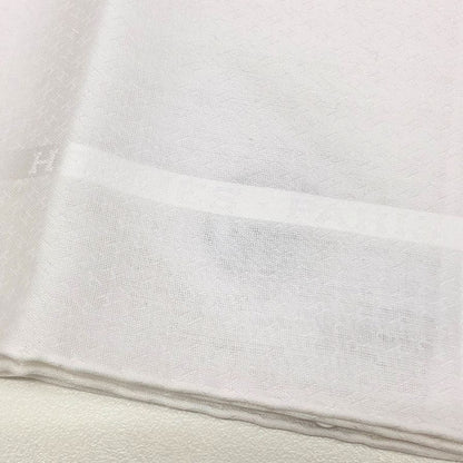 エルメス ハンカチ コットン100% ホワイト レディース HERMES