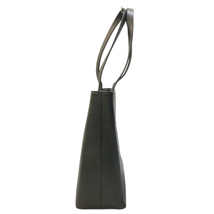 ハッシュタグ トートバッグ グレインレザー ブラック HushTug【AFE4】