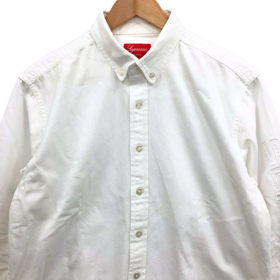美品◆シュプリーム コットン Yシャツ PIN 10837 サイズ S Supreme 【AFB34】