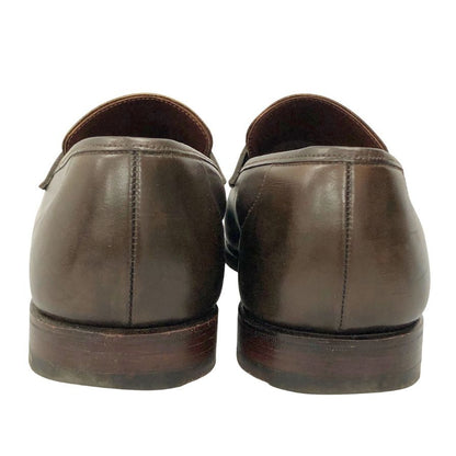 クロケット&ジョーンズ ペニーローファー リッチモンド カーフ ブラウン UK7.5F CROCKETT&JONES ビジネスシューズ 約26.0cm【LA】【中古】