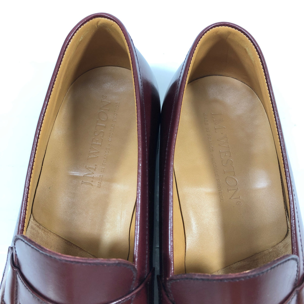 ジェイエムウエストン 180 レザー シグニチャーローファー ブラウン サイズ5D メンズ J.M.WESTON ローファー 約24.5cm【LA】【中古】
