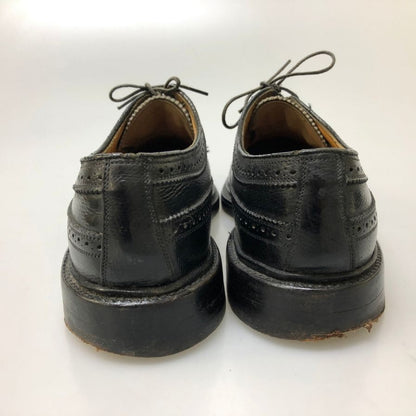 フローシャイム レザーシューズ ウイングチップ グレインレザー ブラック メンズ サイズUS9C FLORSHEIM 約27.0cm【AFD1】