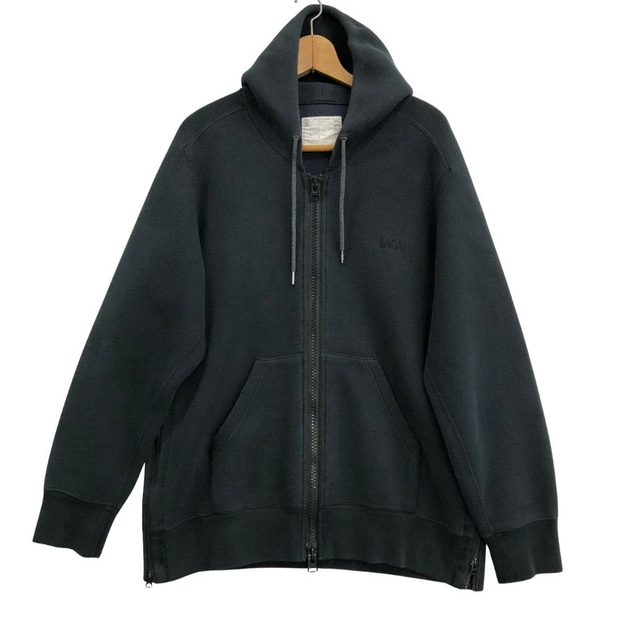 中古◆サカイ 23AW パーカー Sponge Sweat Hoodie ブラック メンズ サイズ3 23ｰ03255M Sacai 【AFA4】
