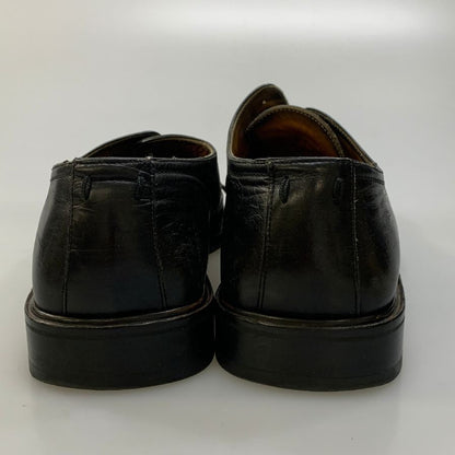 ルイヴィトン レザーシューズ スクエアトゥ ブラック メンズ サイズ7 LOUIS VUITTON 約26.0cm【AFC47】