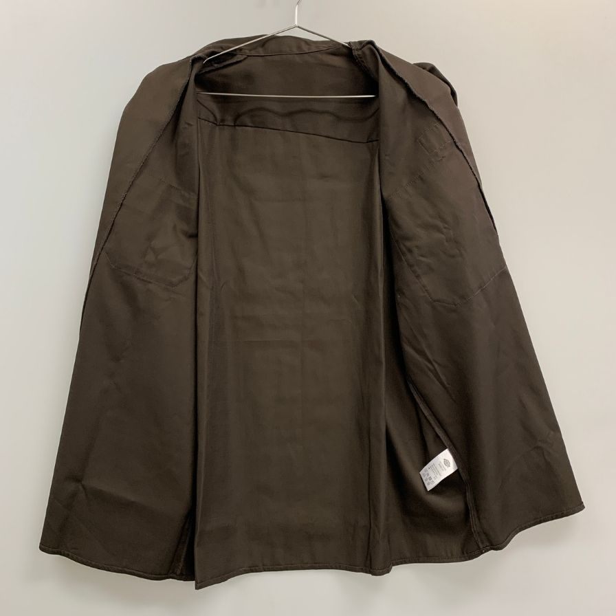 極美品◆アンダーカバー×ディッキーズ UC1F4402 ワークシャツ TCツイル ブラウン サイズ3 メンズ Dickies UNDERCOVER 【AFB22】