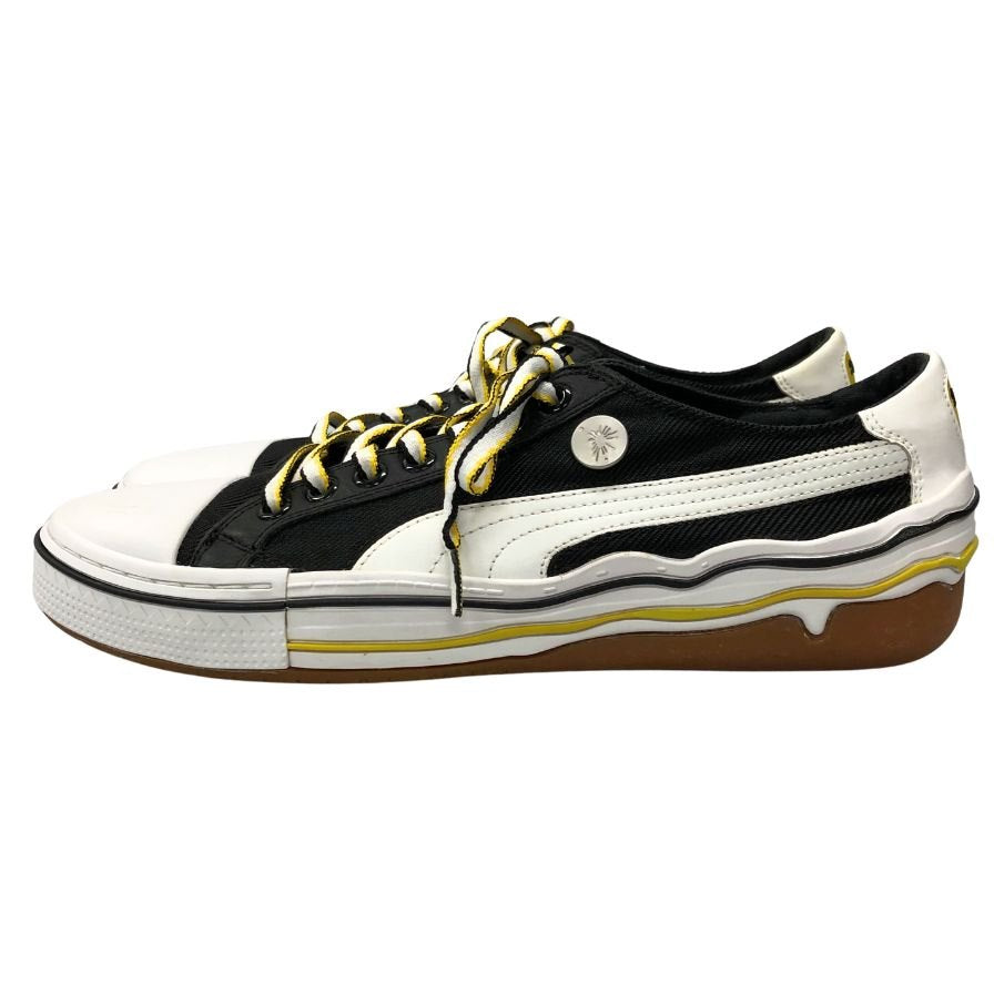 プーマ ローカットスニーカー ブラック×ホワイト メンズ サイズ28㎝ PUMA 約28.0cm【AFC34】