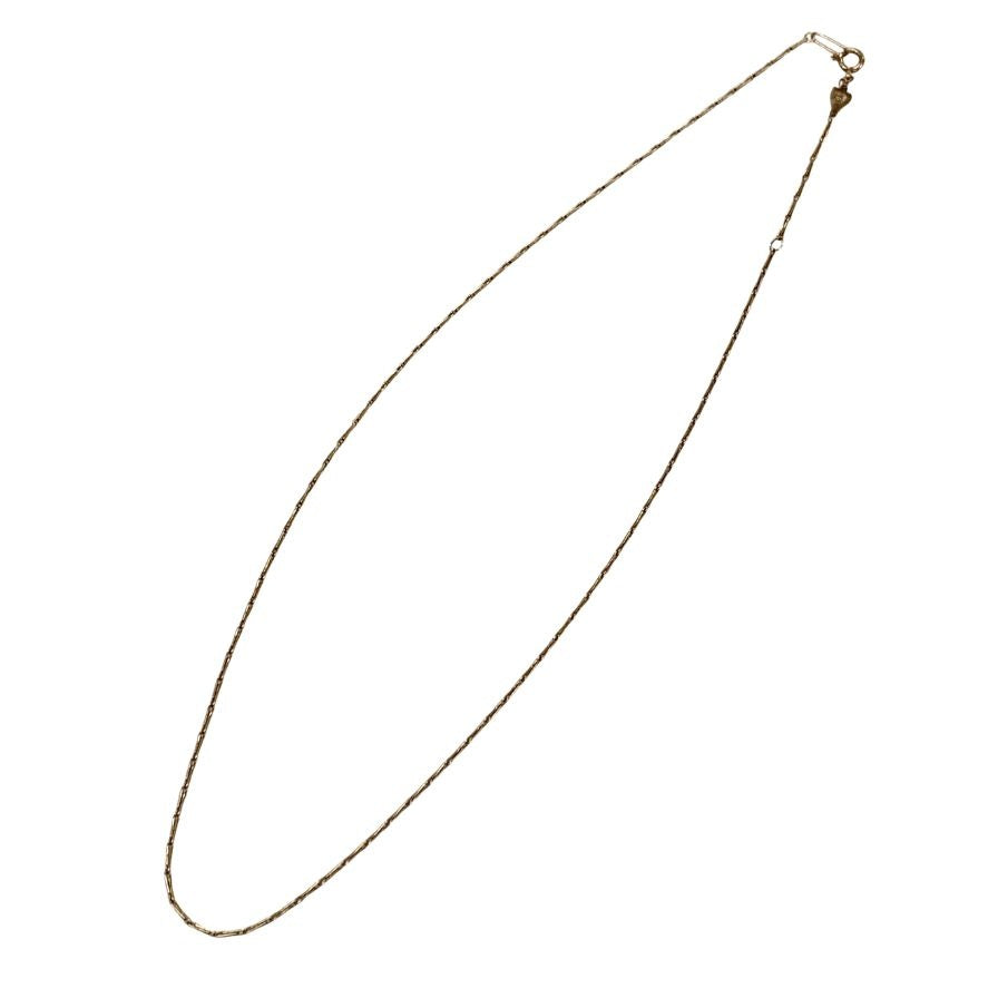 アガット チェーンネックレス 10k 総重量1.69g agate【AFI19】