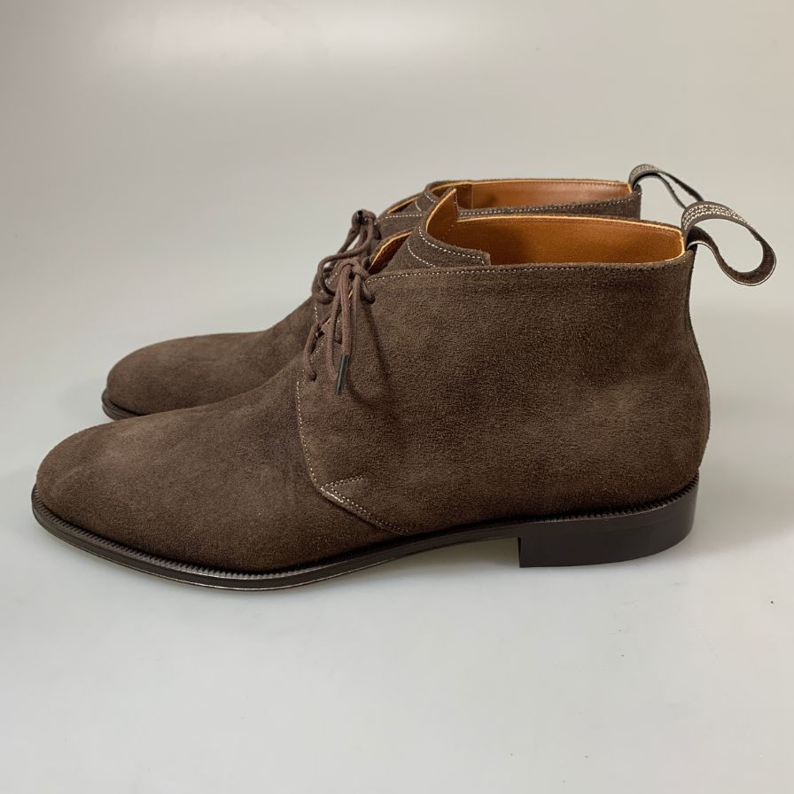 フットストック オリジナルズ ショートブーツ スエード サイズ8 メンズ ブラウン系 FOOTSTOCK ORIGINALS 約26.0cm【AFC2】
