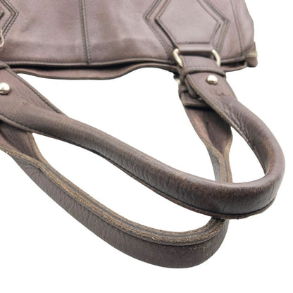 ヴィヴィアンウエストウッド パンチングオーブ レザー トートバッグ ユニセックス ブラウン  Vivienne Westwood【AFE5】