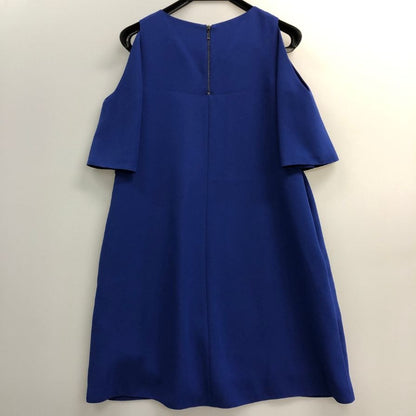 極美品◆フェイズエイト 半袖ワンピース ネイビー サイズ8 Phase Eight 【AFB37】
