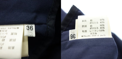 Good condition◆Brooks Brothers coat with belt Men's size 36 Navy BROOKS BROTHERS [AFB53] 