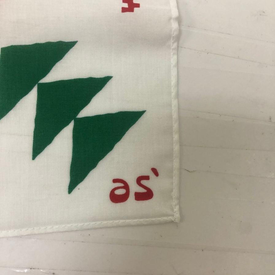 ラリースミス ノベルティ バンダナ ホワイト Larry Smith【AFI8】【中古】