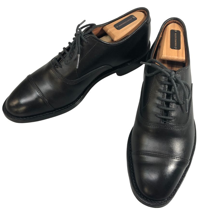 アレンエドモンズ レザーシューズ 5615 ストレートチップ カーフ ブラック サイズ6 メンズ Allen Edmonds 約24.0cm【AFC40】