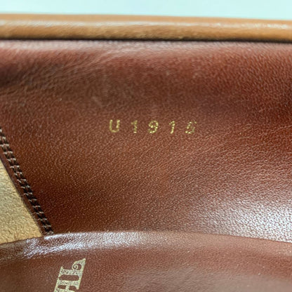 ユニオンインペリアル コインローファー U1915 カーフ ブラウン サイズ8.5 UNION IMPERIAL 約26.5cm【AFC5】