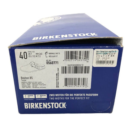 ビルケンシュトック サンダル 0560771 ボストン スエード ベージュ サイズ26 メンズ BIRKENSTOCK 約26.0cm【AFD3】