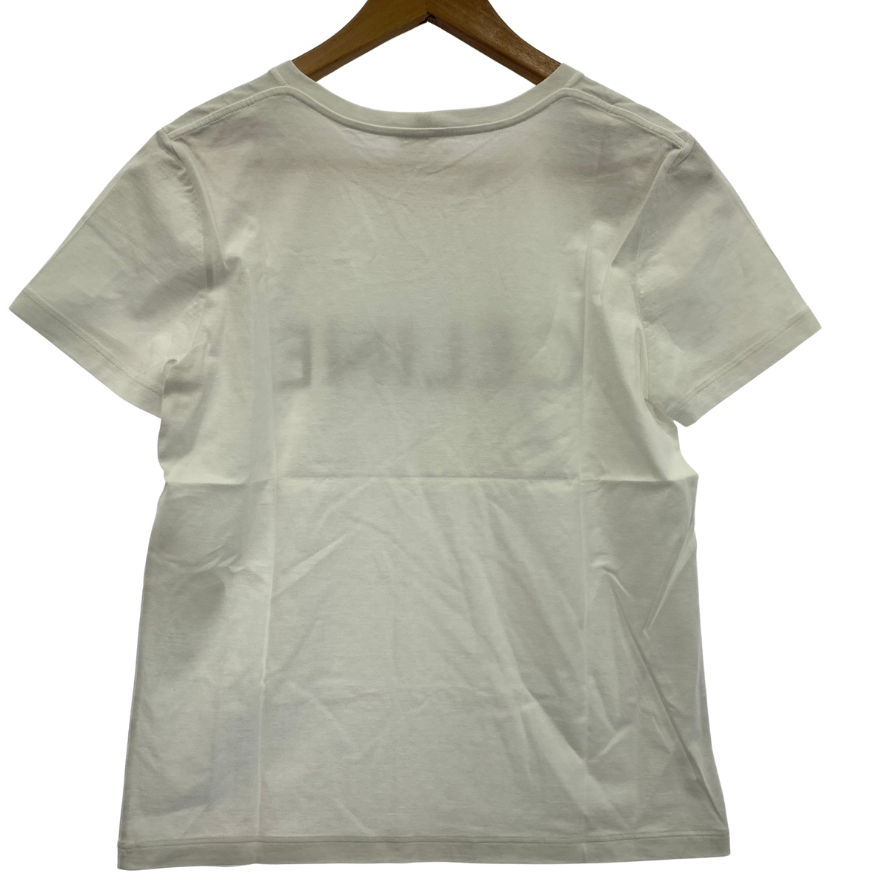 Good Condition ◆ Celine T-shirt Big Logo White Size M Eddy Period CELINE Ladies [AFB20] 