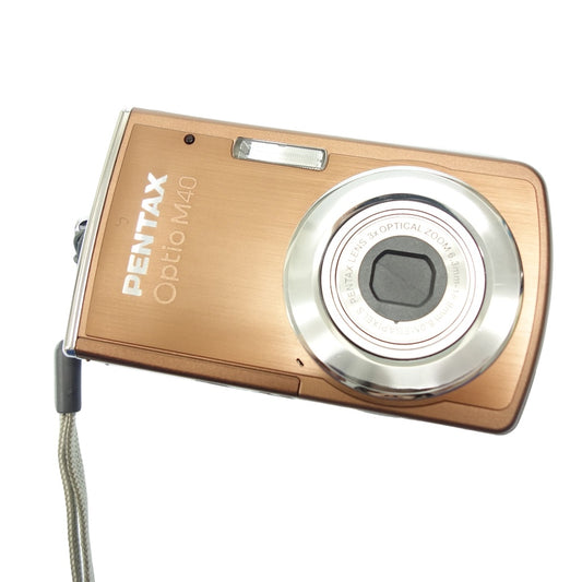 Used ◆PENTAX OPTIO compact digital camera M40 brown series PENTAX OPTIO [AFI10] 