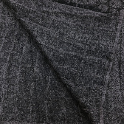 フェンディ ストール マフラー エキゾティック柄透かし 100×110 メンズ グレー系 FENDI【AFI21】