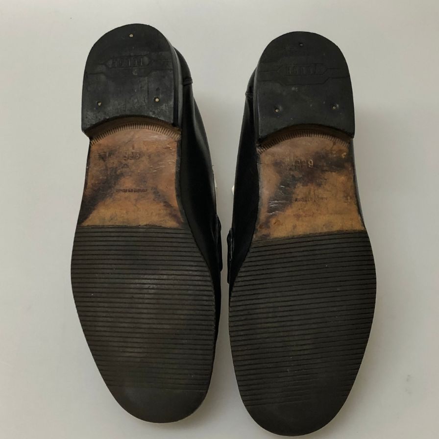 サルヴァトーレフェラガモ ガンチーニ ビットローファー メンズ サイズ8EE ブラック Salvatore Ferragamo Gancini 約26.0cm【PTM4】