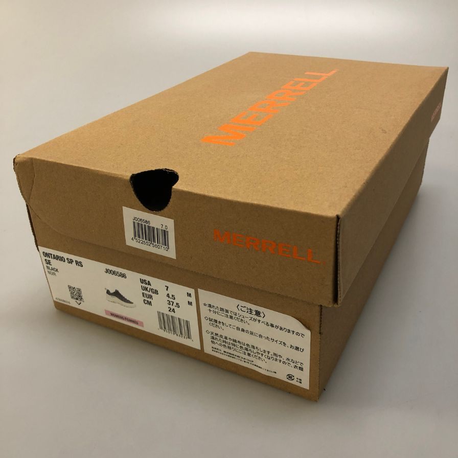 メレル スニーカー ONTARIO SPEED RS レディース サイズ24 ブラック系 MERRELL 約24.0cm【AFD2】