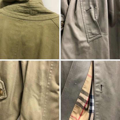 中古◆バーバリー トレンチコート 旧タグ イングランド製 ベージュ メンズ サイズ165 Burberry 【AFA4】