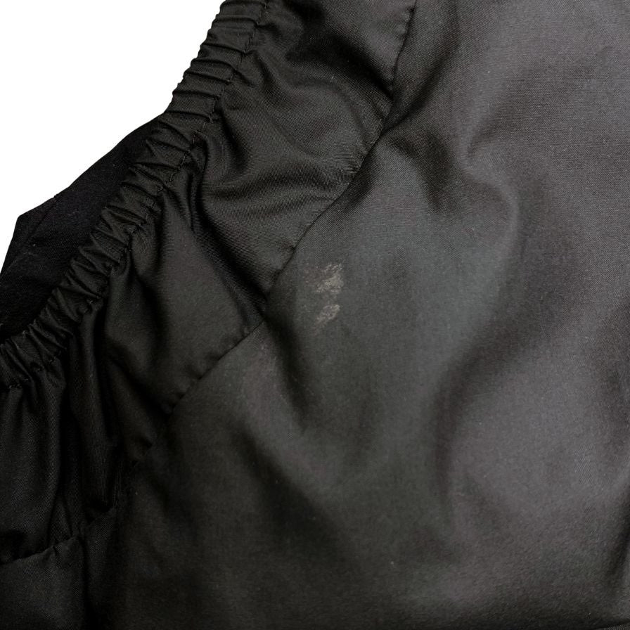 美品◆ラコステ ダウンベスト シームレス ブラック ユニセックス サイズ US S シルエットロゴ LACOSTE 【AFA22】