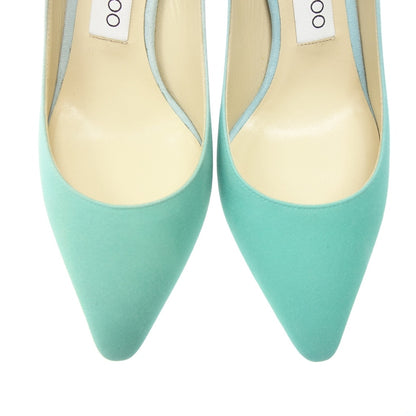 Very good condition◆JIMMY CHOO Gradient Pumps Suede Ladies Blue Size 36 JIMMY CHOO [AFC31] 