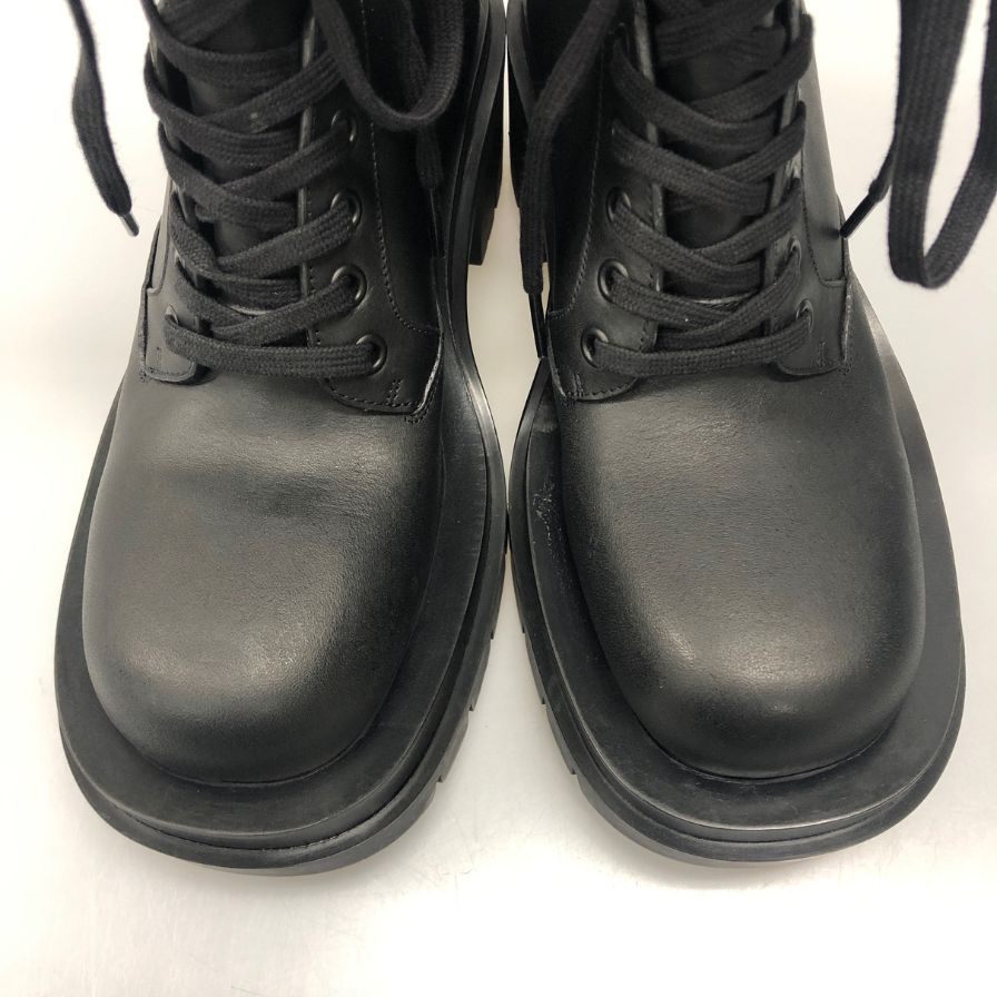 ボッテガヴェネタ ブーツ LUG ANKLE ブラック サイズ35 レディース BOTTEGA VENETA 約21.5cm【AFD7】